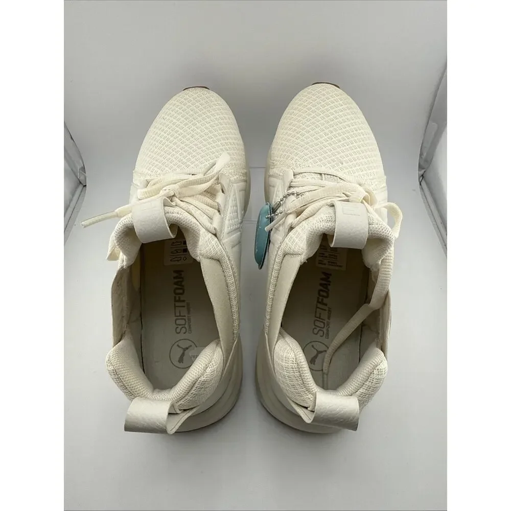 Puma Enzo Premium Women’s Shoes/Sneakers Size 9 Mesh Ivory 191331-02 NEW - Picture 3 of 16